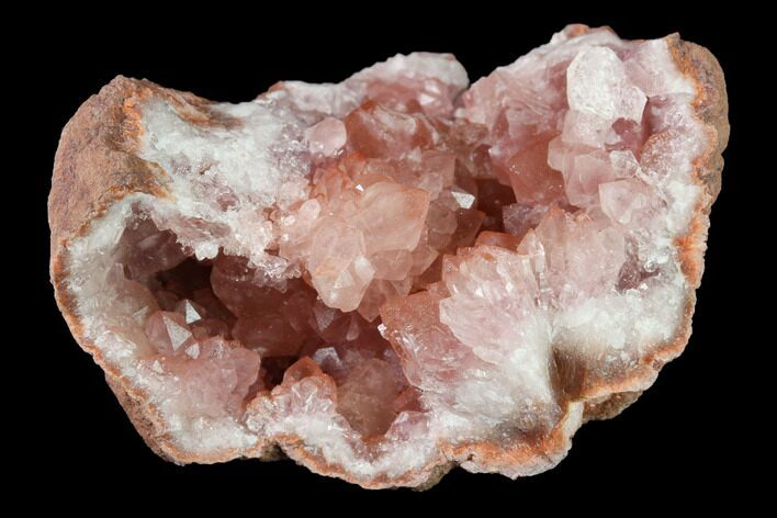 Sparkly, Pink Amethyst Geode Section - Argentina #170154